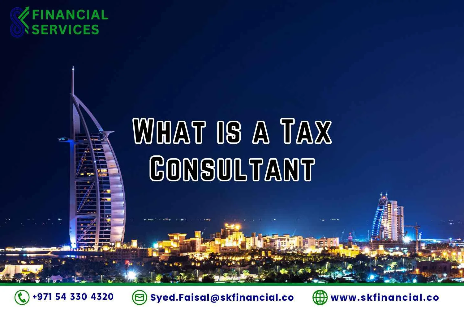 What is a Tax Consultant presented by SK Financial Services https://skfinancial.co