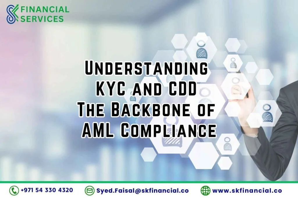 Understanding KYC and CDD The Backbone of AML Compliance presented by SK Financial Services https://skfinancial.co